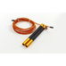 Скакалка скоростная Zelart профессиональная со стальным тросом (FI-5345, желтая)